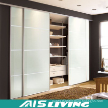 Glass Sliding Door Bedroom Wardrobe (AIS-W024)